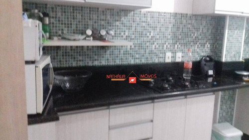 Apartamento Com 3 Dormitórios À Venda, 81 M² Por R$ 285.000,00 - Vila Rio De Janeiro - Guarulhos/sp - Ap0009