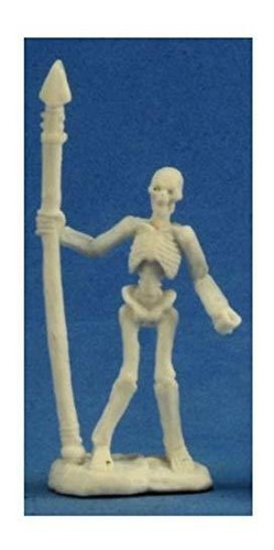 Reaper Bones Skeleton Warrior Spearman (3) Miniatura