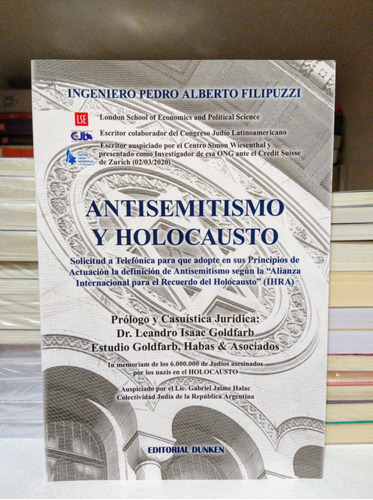 Antisemitismo Y Holocausto. Pedro Alberto Filipuzzi