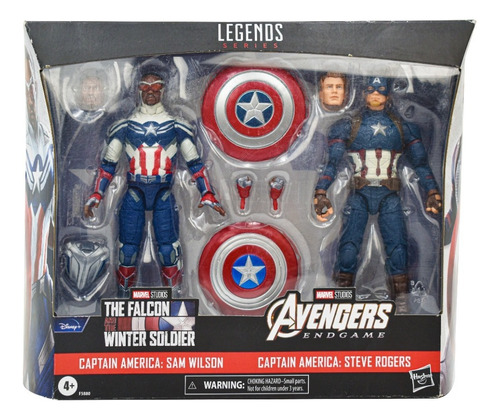 Marvel Legends Series Captain America Steve Y Sam Hasbro Cd