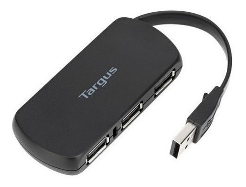 Hub 4 Puertos Usb 2.0 Targus Original 480 Mbps Para Pc Mac