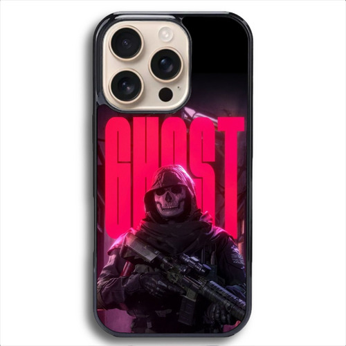 Funda Antigolpes Para Iphone Y Otros Ghost Call Of Duty No.2 Negro Iphone 16e