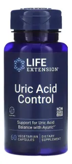 Uric Acid Control Ácido Úrico Gota 60 Cápsulas Veg Patentado Natural