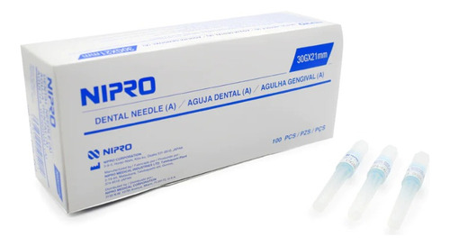 Aguja Dental 30g  X 21mm Nipro