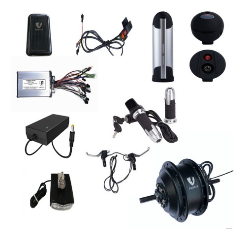 Kit De Conversion Bicicleta Eléctrica Ampeir 48v 350w 10ah 