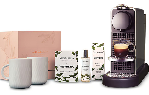 Cafetera Nespresso Citiz Platinum, Pack Aromaria
