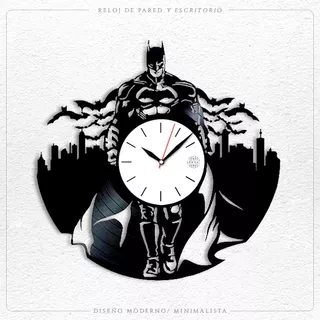 Batman Reloj De Pared Y De Escritorio Comic Cine