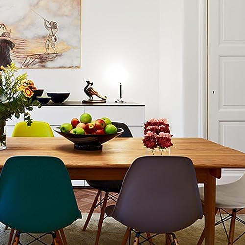 Jarrón Acrílico Uxcell, Centro De Mesa Rectangular Con Estam