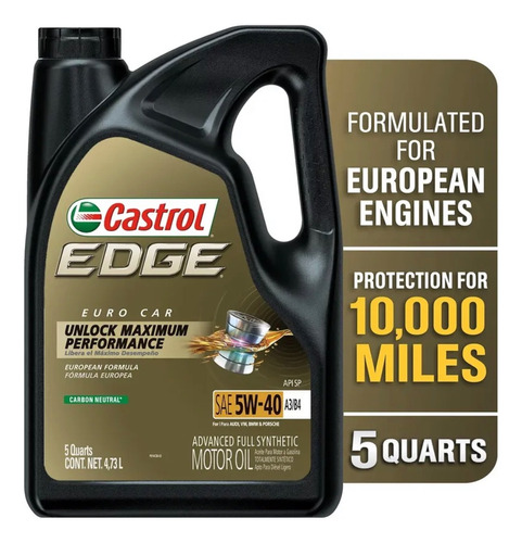 Castrol 5w-40 100% Sintético Formula Europea