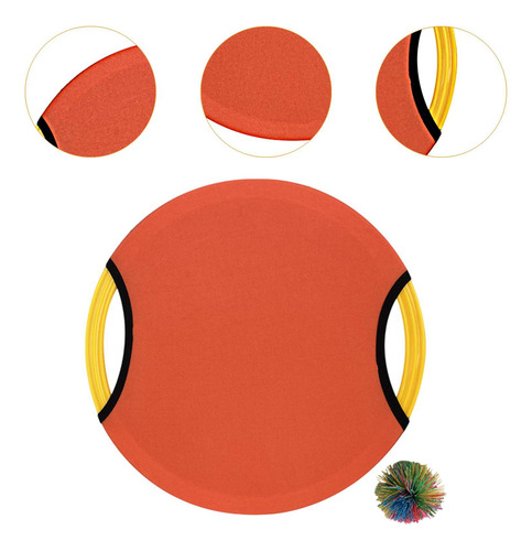 Trampoline Paddle Game Hlema Paddle Y Flighty Naranja