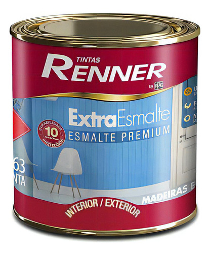 Tinta Esmalte Extra Brilhante 225ml Renner Cor Conhaque