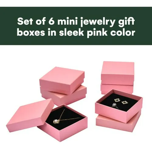 Caja Joyería 6 Pack, Compatible Con Pulseras Y Collares.