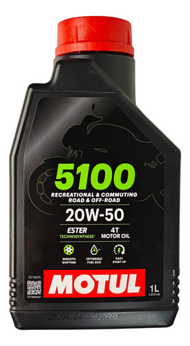 Motul Moto! Aceite Semi Sintético 5100 20w50