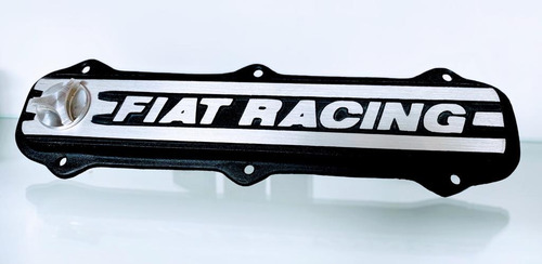 Imagen 2 de 6 de Tapa De Valvulas Fiat Racing 128 147 1 Uno Negra + Junta Cic