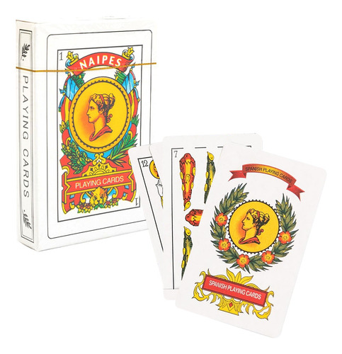 Naipes Mazo De Cartas Españolas Truco 50 Cartas Reverso Liso Idioma Español Personaje