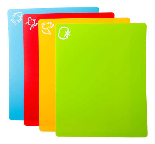 Juego De Tablas De Cortar Carrollar De Plástico Flexible Con