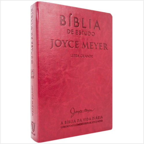 Bíblia De Estudo Joyce Meyer Letra Grande Vermelha: Biblia Da Mulher Estudo Nvi, De Joyce Meyer. Série Devocional, Vol. Único. Editora Bello Publicações, Capa Mole, Edição 1ª Edição Em Português, 2022