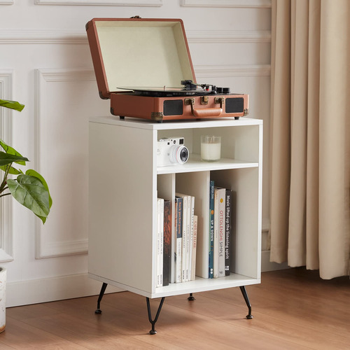 Soporte Para Tocadisco Almacenamiento Vinilo Pata Metal Mesa