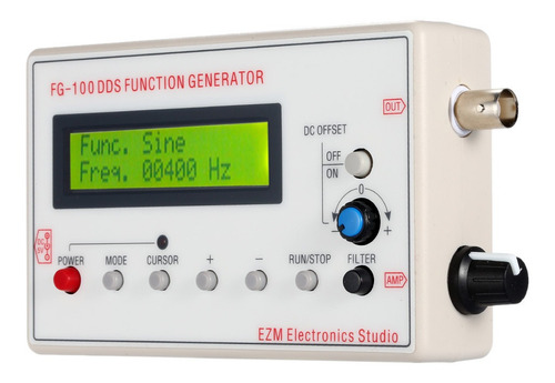 1hz-500khz Dds Generador De Señal Funcional Sine + Cuadrado