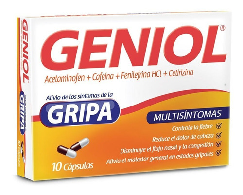 Geniol Gripa Caja X 10 - g a $346