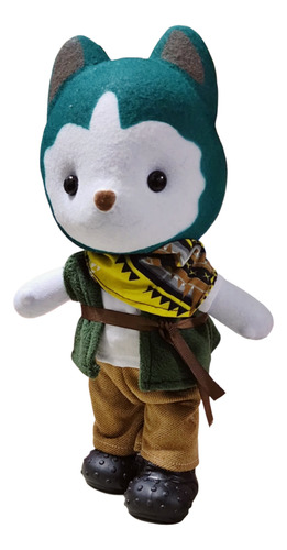 Muñeco Husky Bruce Flockado Ternurin Gigante 30 Cm
