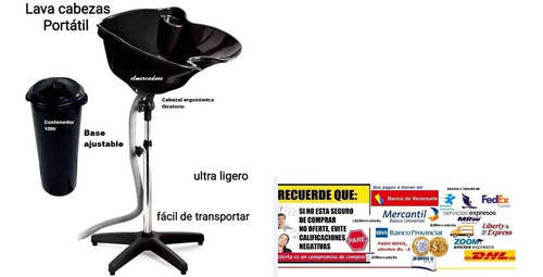 Lavacabezas Portatil Ultra Resistente