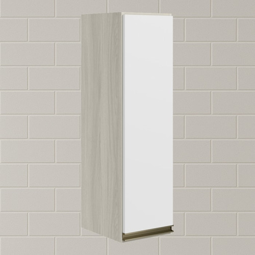 Armario Aereo 1 Porta Mdf 25 Cm Kali 12200 Bianco Toq Branco