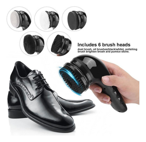 Usb Recargable Eléctrico Cepillo De Zapato De Mano Multifunc