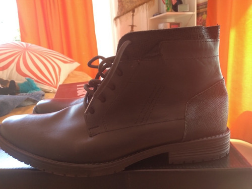 Botines De Cuero 41 Hbo Nuevos