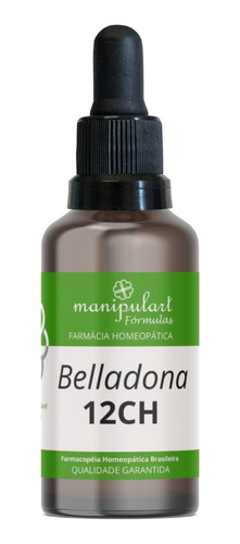 Homeopatia Belladona 12ch Gotas 20ml Sabor Sem Sabor
