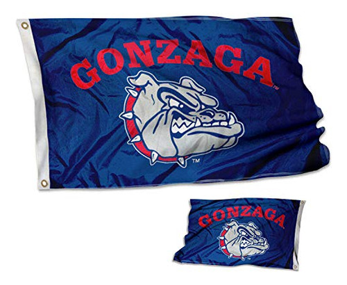 Bandera De Bulldogs De Gonzaga De Doble Cara