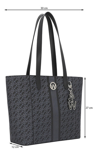Bolsa Tote Para Mujer Westies Negro Hblibba7we