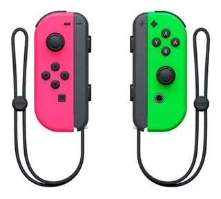 Control Inalámbrico Nintendo Joy-con Neon Rosa Y Vede : Bsg