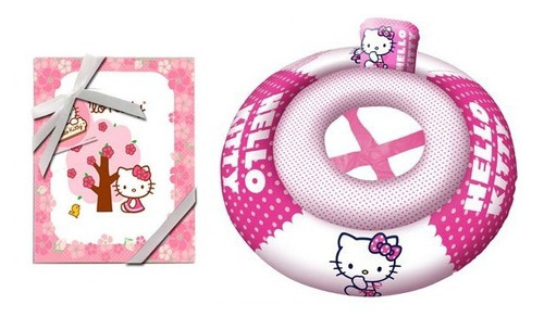 Álbum De Fotografías Hello Kitty + Flotador Con Asiento