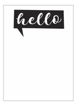 Comprar Darice Carpeta Para Repujado A6 Plantilla Hello Talk