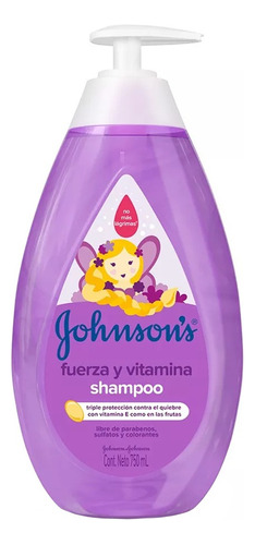 Shampoo Johnsons Fuerza Y Vitamina E 750ml