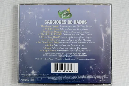 Cd Canciones De Hadas, Disney: Demi Lovato, Selena Gomez... (Usado)