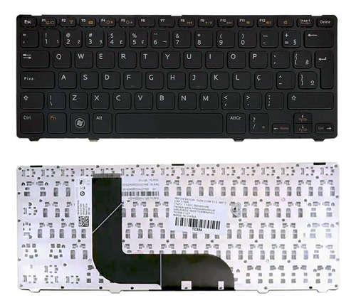 Teclado Para Dell 14z 5423 P35g P35g001 Vostro 3360 P32g001 Cor Preto Idioma Português Brasil