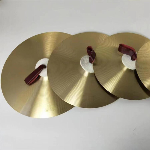 2x Crash Cymbals Alloy Musical Instrument 16 Polegadas