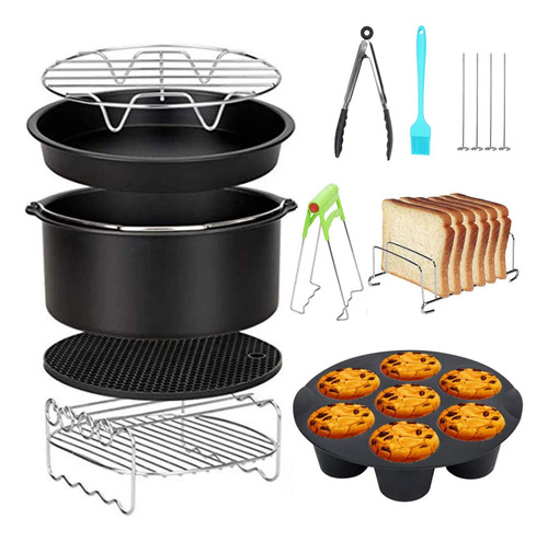 Kit 10 Accesorios Para Freidora De Aire Cosori, Versátil