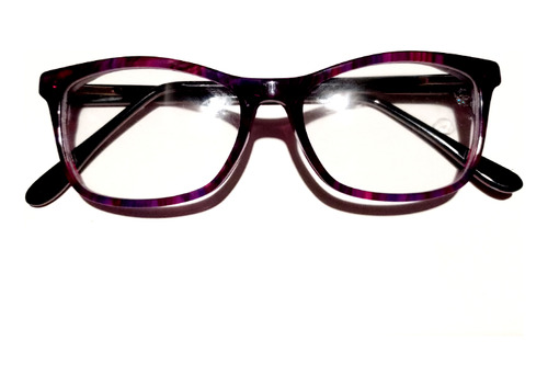 Lentes Gafas Armazones Anteojos Acetato Flex Rosa Oscuro