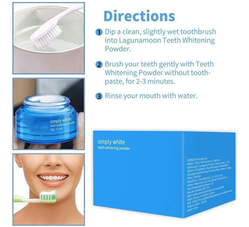 Ai Pó Clareador Mágico Luminoteeth, Instantâneo