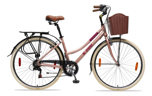 Bicicleta S-pro Strada Lady Dlx R28 Aluminio By Cycles.uy