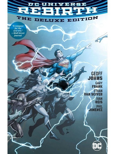 Dc Universe Rebirth Deluxe Edition, de Geoff Johns. Editorial DC Comics, tapa dura en inglés