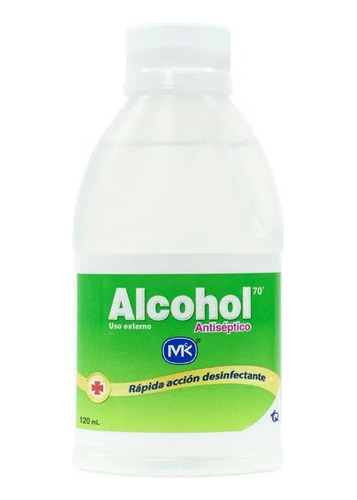 Alcohol Antiséptico M&k 120 Ml