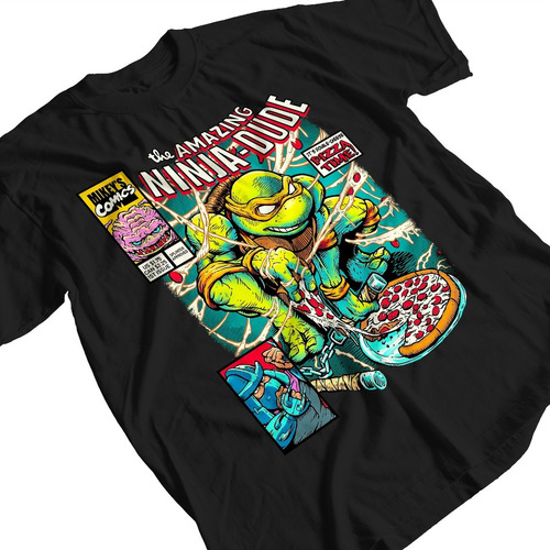 Imagen 2 de 6 de Remera Algodón Tortugas Ninjas (niños)