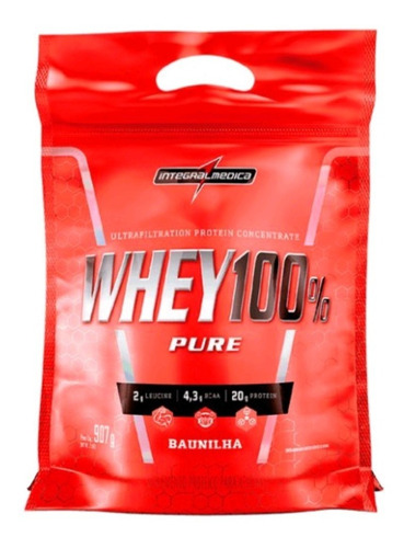 Whey Protein Integralmédica Cookies Refil 100 Pure 907g