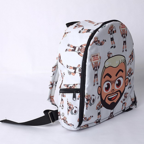 Imagem 3 de 3 de Mochila M Branca Oficial Gabigolzinho