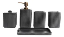 Comprar Juego De Accesorios De Baño Negro, Juego De Baño De Diseño Ú