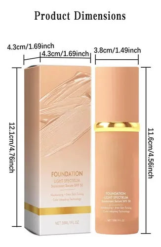 A+ 2pc Base Con Alta Cobertura,forever Bloom Protector Solar